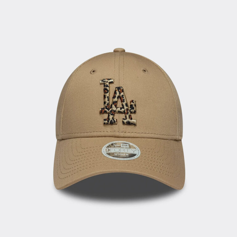 new-era-la-dodgers-womens-mlb-animal-infill-light-beige-9forty-cap-60771742-1