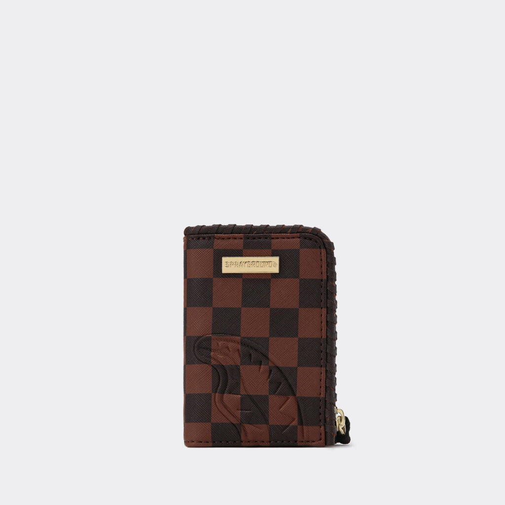 sprayground-core-embossed-check-wallet-w6836