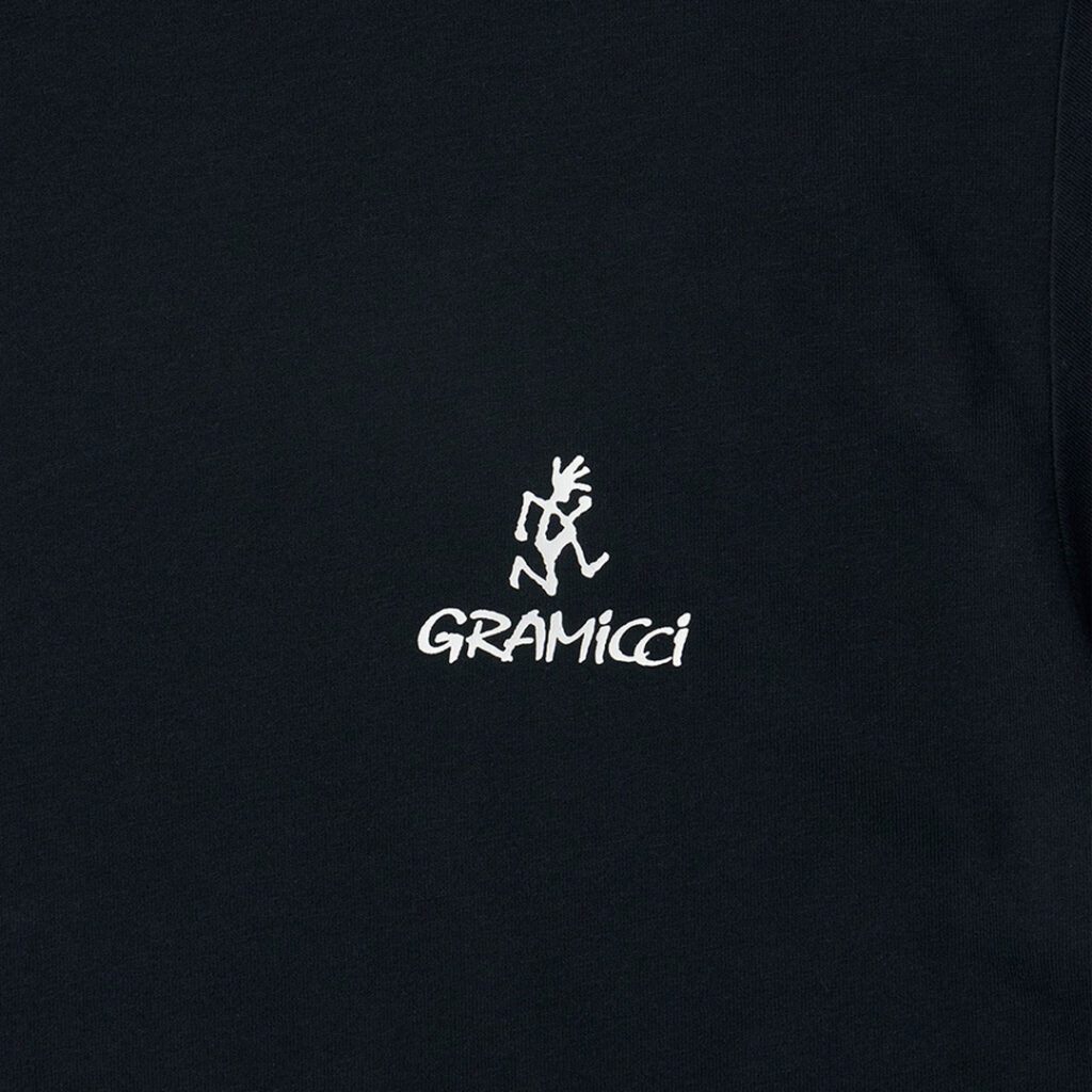 gramicci-one-point-logo-tee-g4su-t096-black-3