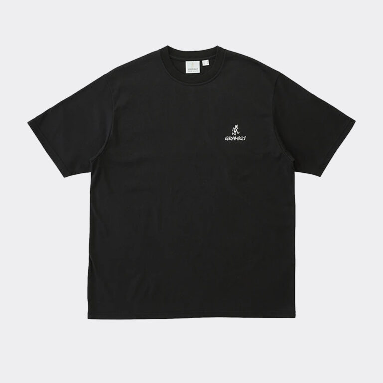 gramicci-one-point-logo-tee-g4su-t096-black