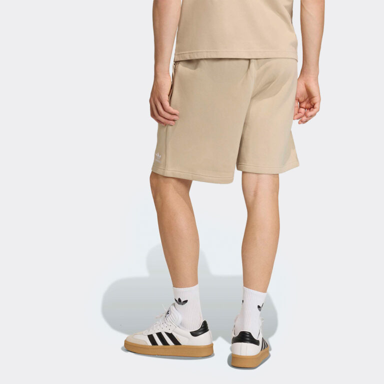 adidas-trefoil-essentials-7-inch-fleece-shorts-ke3388-stone-khaki-1