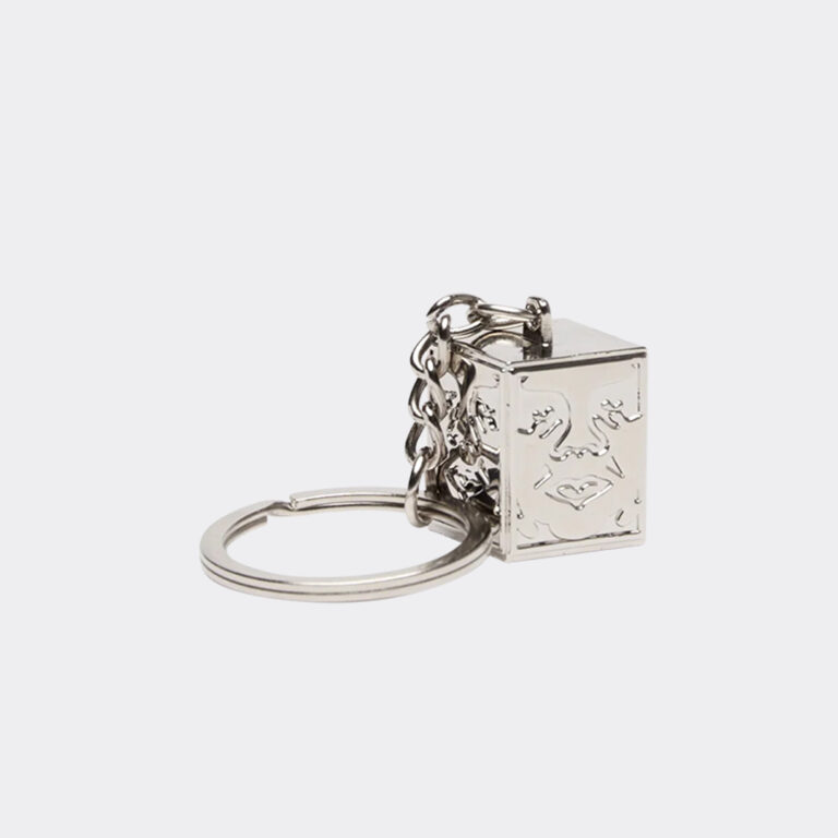 obey-icon-face-cube-key-chain-silver-100160030-sil