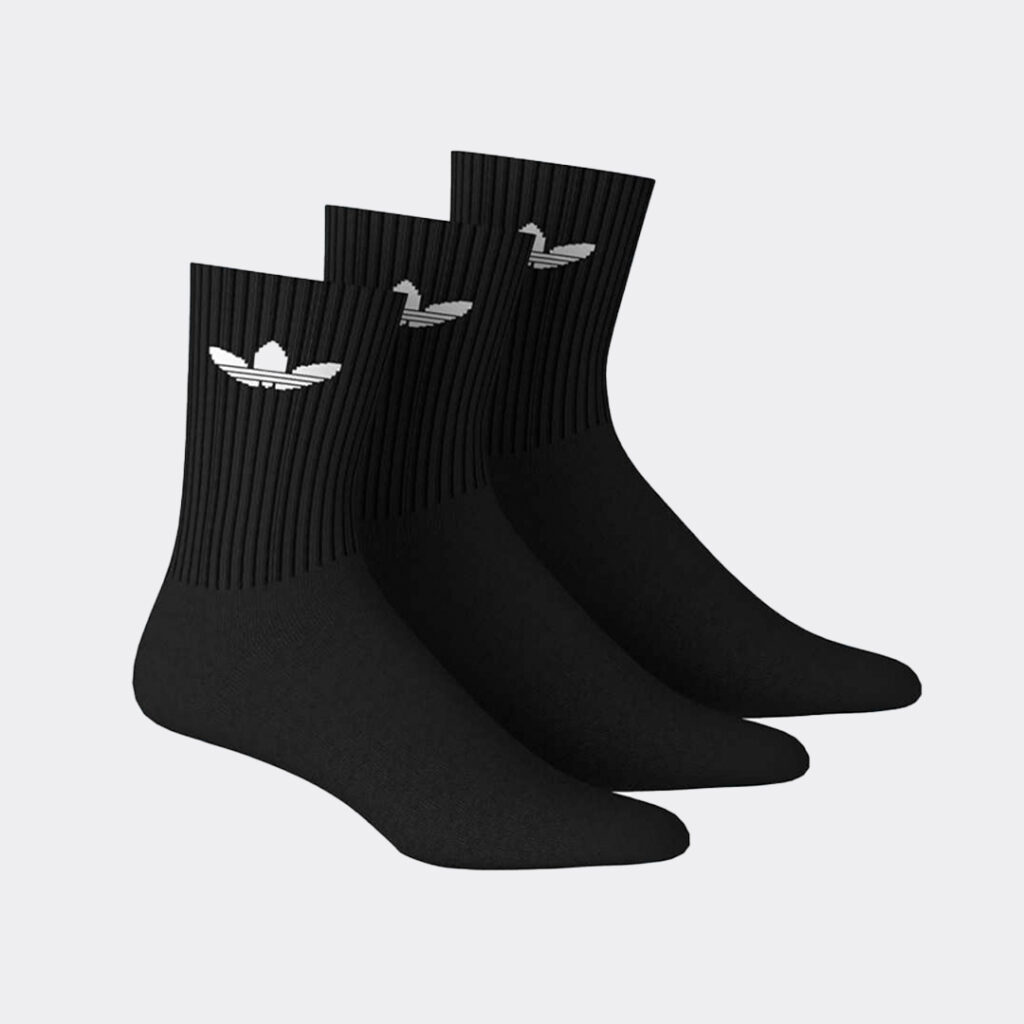 adidas-trefoil-cushion-crew-socks-3-pack-ij5613-black-1