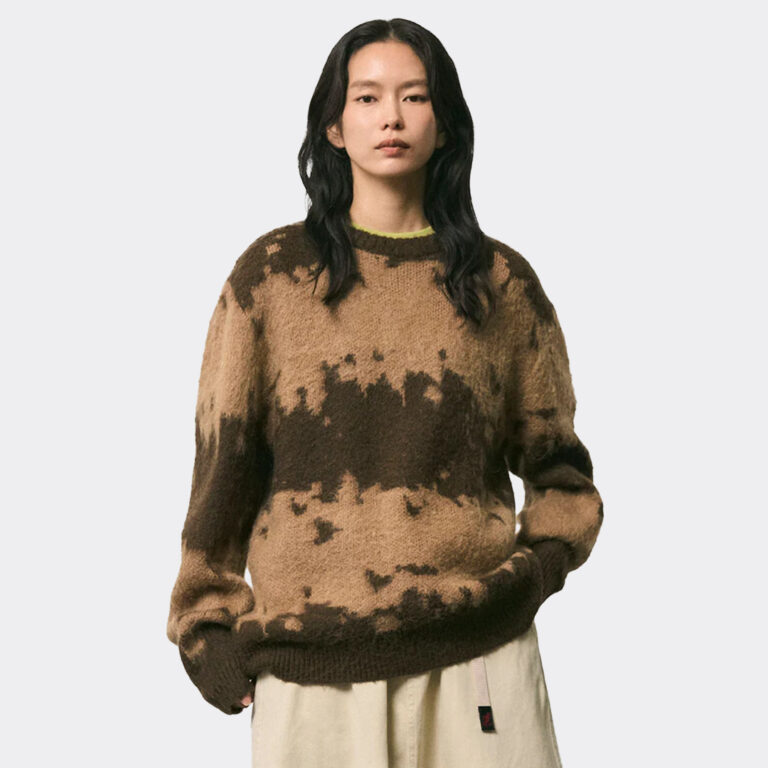 gramicci-mohair-splatter-sweater-g6fm-j037-tpsp-taupe-splatter-1