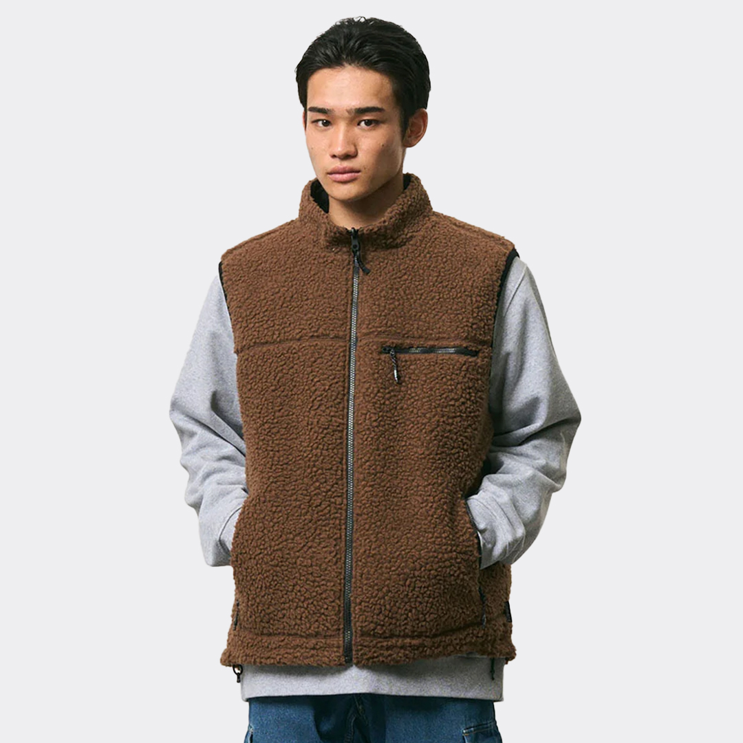 gramicci-reversible-sherpa-vest-g6fm-j011-dbbk-dark-brown.jpg gramicci-reversible-sherpa-vest-g6fm-j011-dbbk-dark-brown